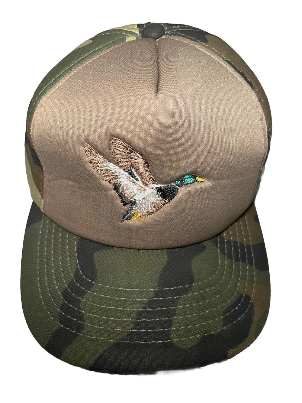 Tru Vintage YA Winchester Mallard Duck Geese Hunting Camo Snapback Cap Hat